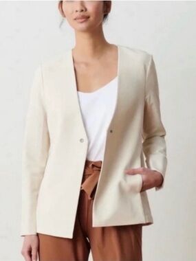 ADAY Cream Trailblazer Blazer - Size M